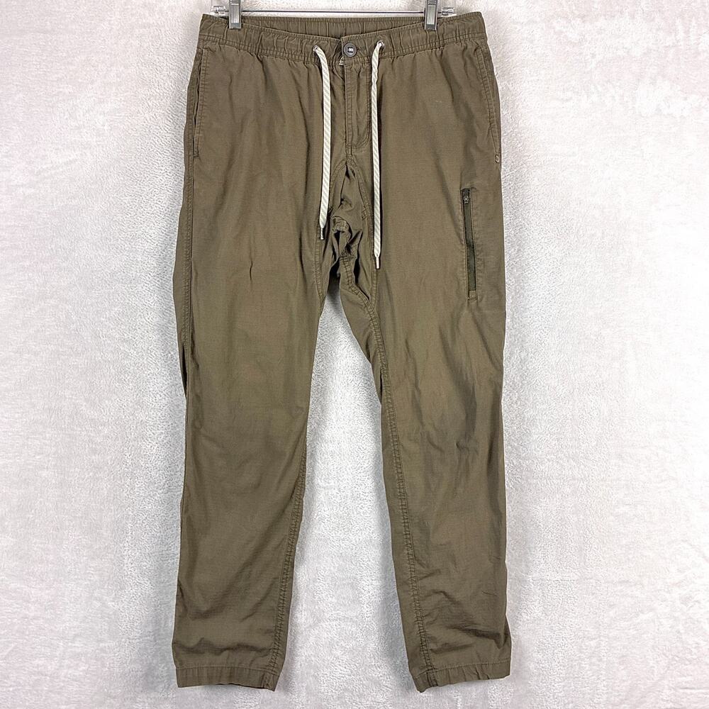 Vuori Pants Men M Brown Ripstop Climber Drawstring Outdoors Hiking Summer